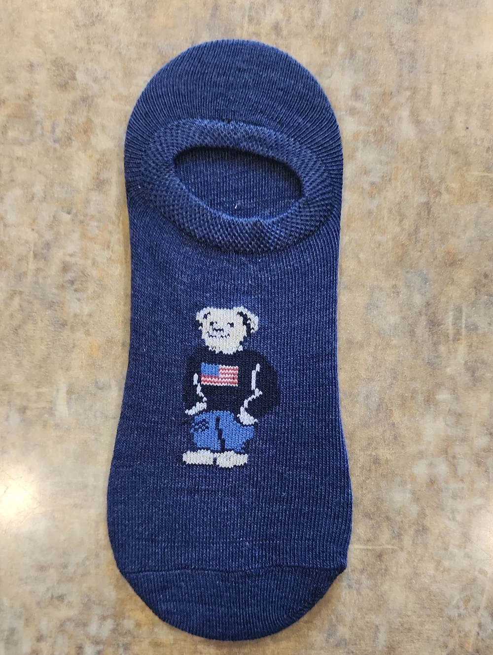 Patriotic Bear No-show Socks 5 Pack